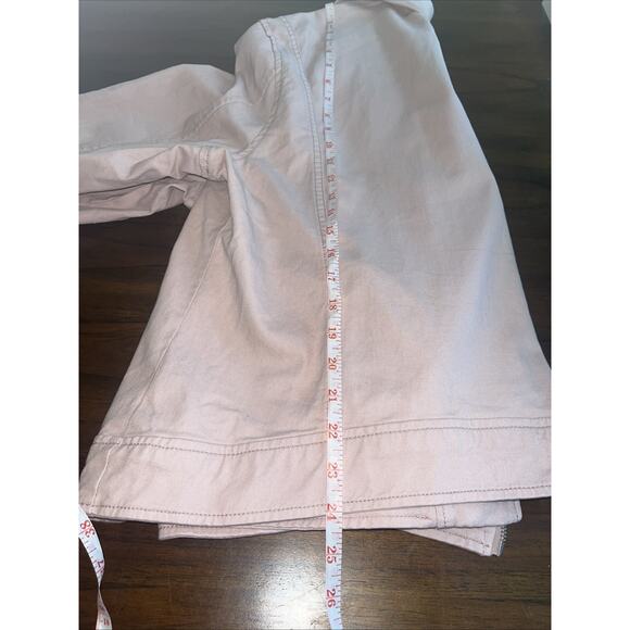 Old Navy Moto Jacket Women's 2XL Abalone Pink Denim Stretch Grunge Whimsygoth - Picture 10 of 11